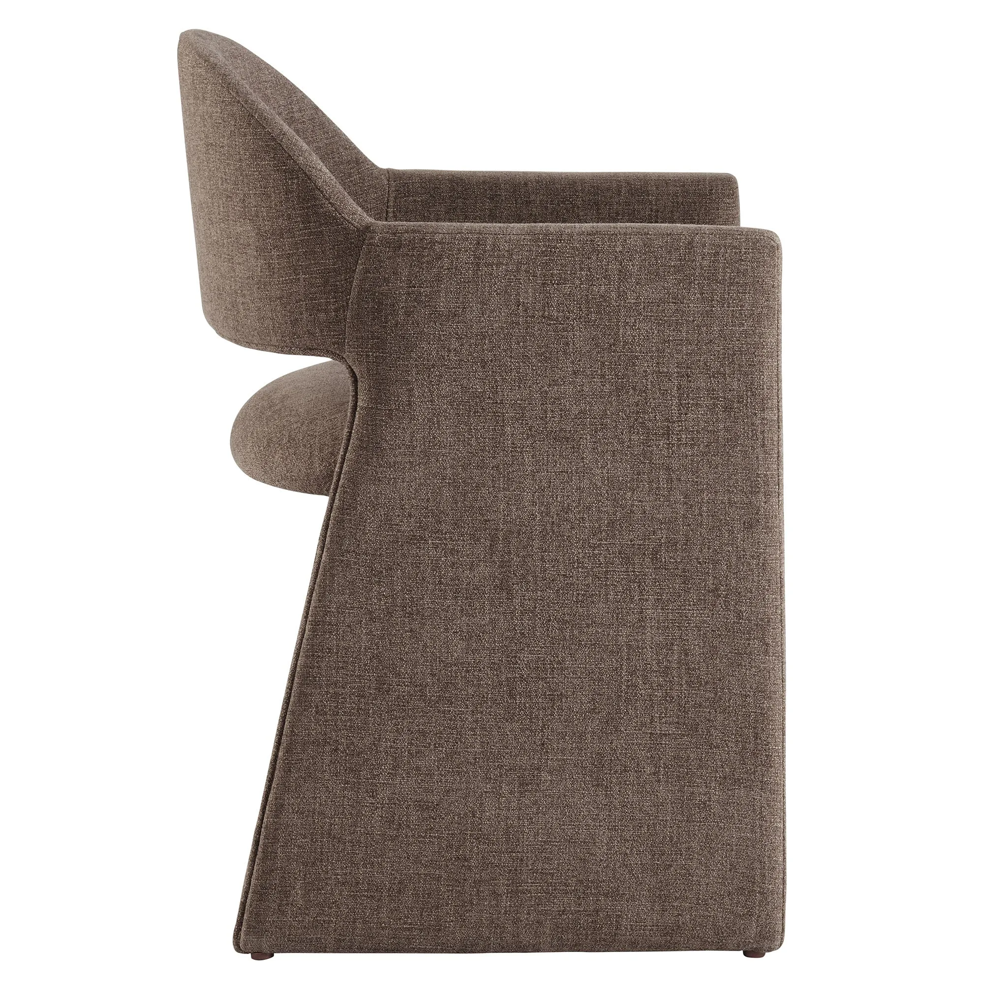 Contemporary Barrel Back Accent Chair