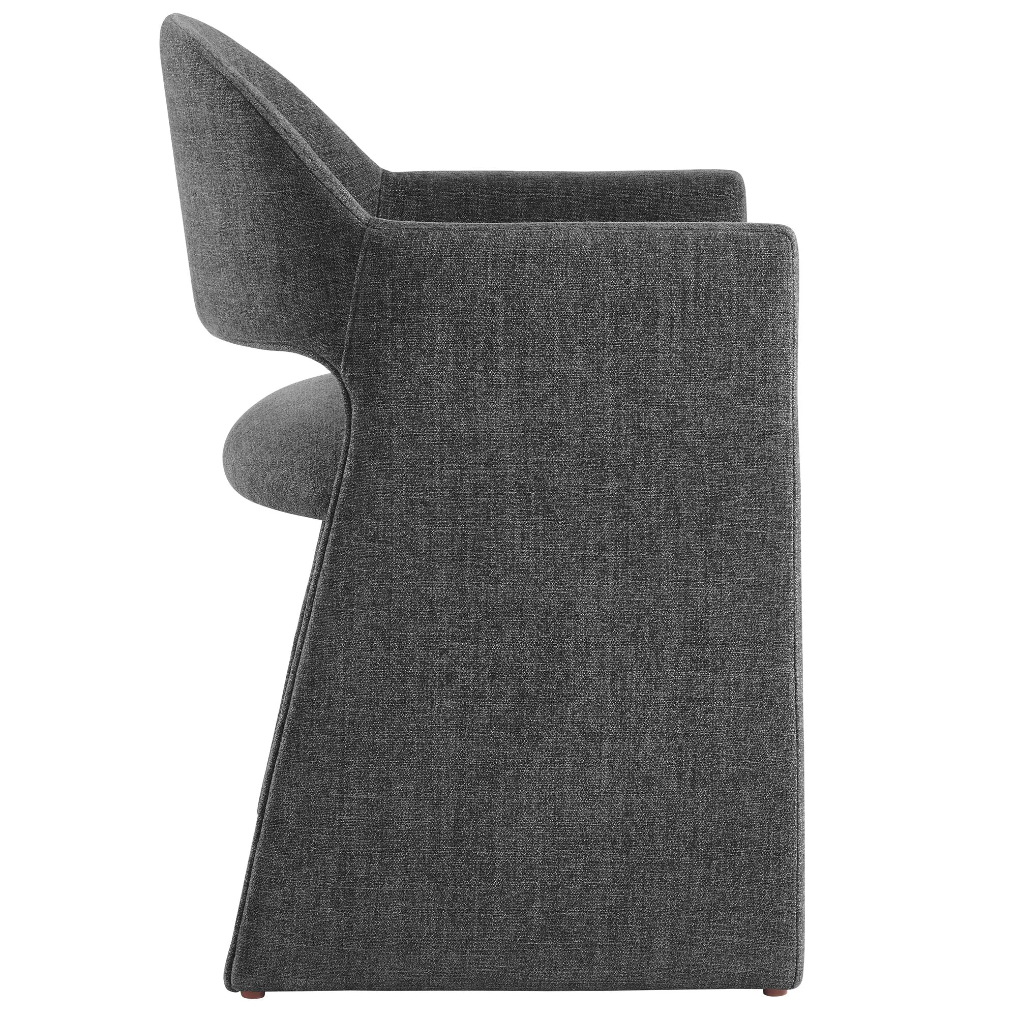 Contemporary Barrel Back Accent Chair