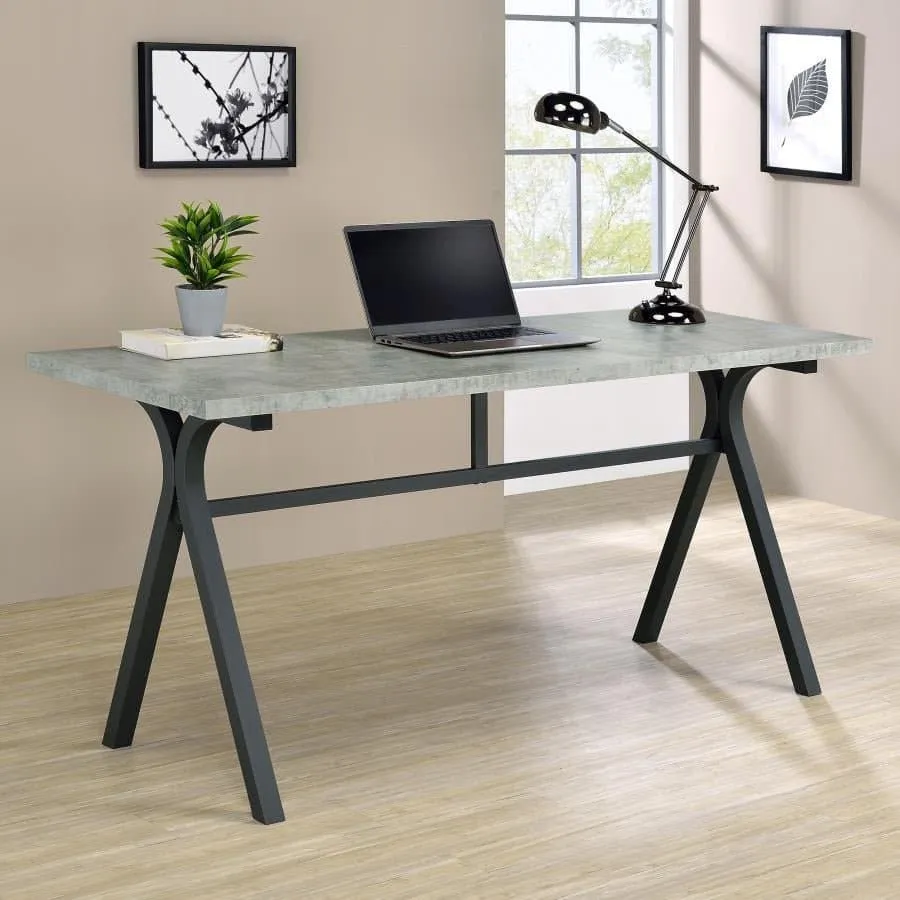 Contemporary Writing Desk in Cement