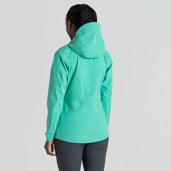 Craghoppers Women's Bronte Waterproof Jacket | Ocean Green