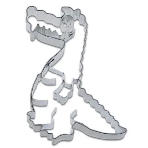 Crocodile Standing Cookie Cutter with Embossed Details 11cm