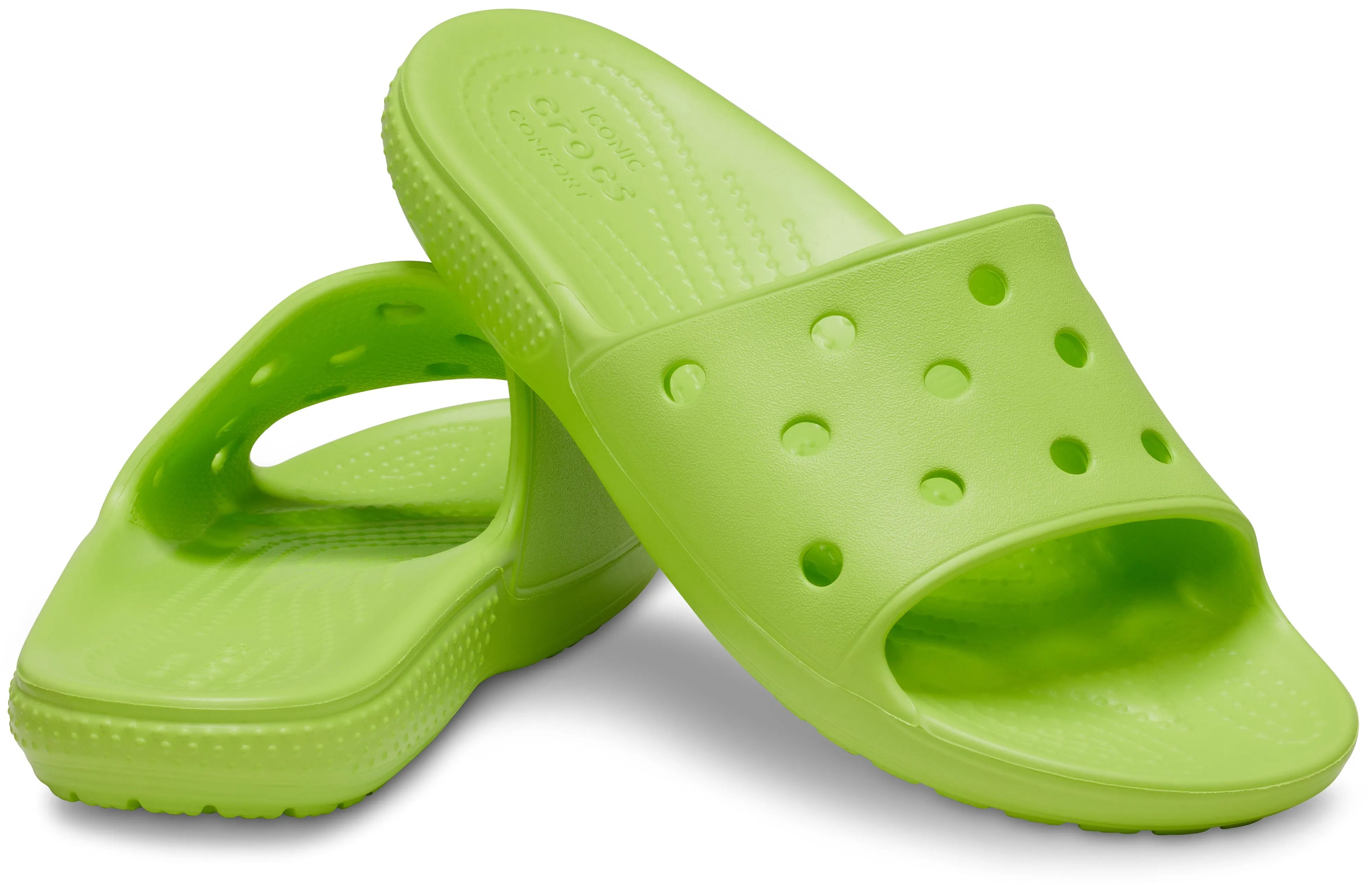 Crocs Kids Classic Slide In Limeade