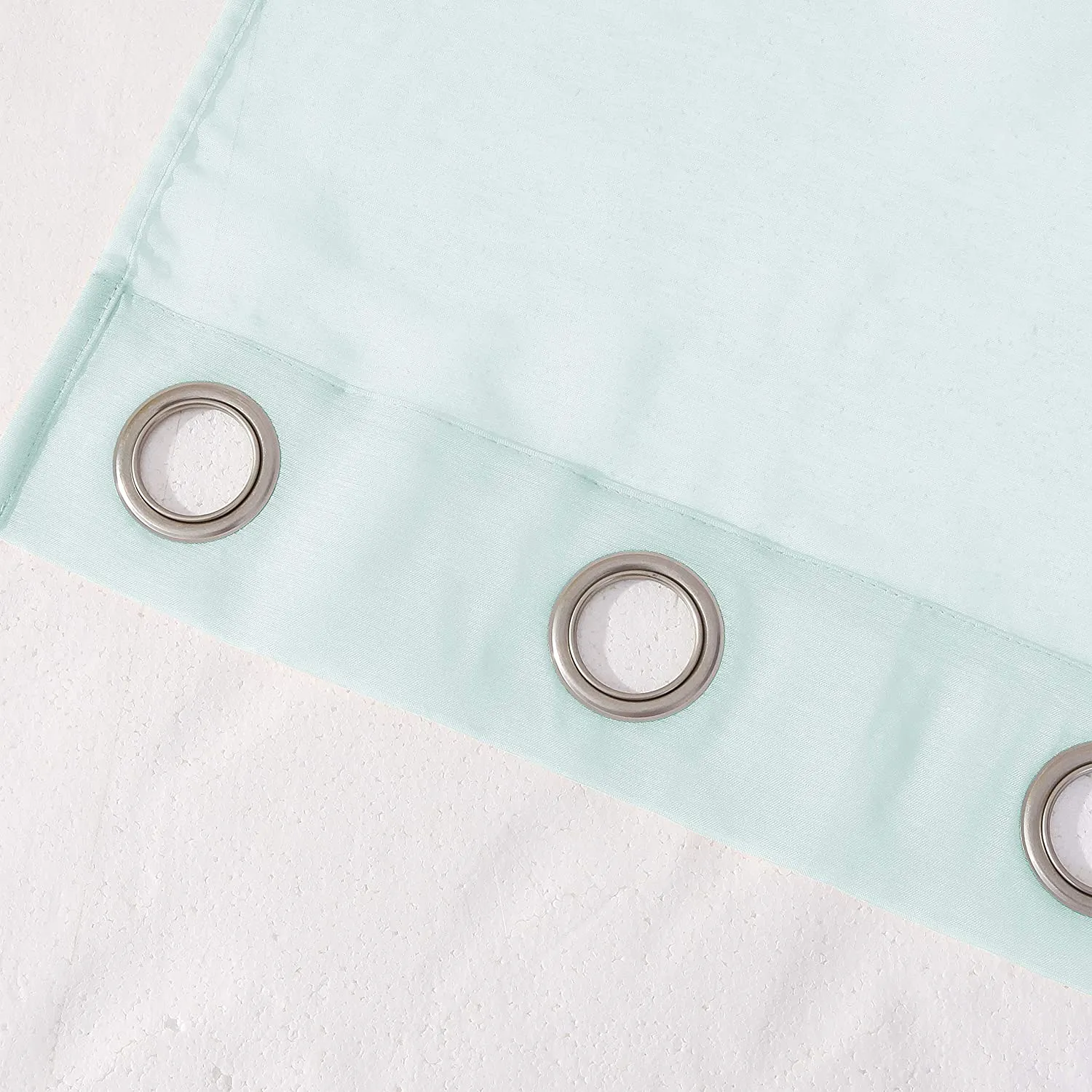 Dainty Home Malibu Solid Airy & Breathable Semi-Sheer Light Filtering Extra Wide Grommet Set Of 4 Window Panels