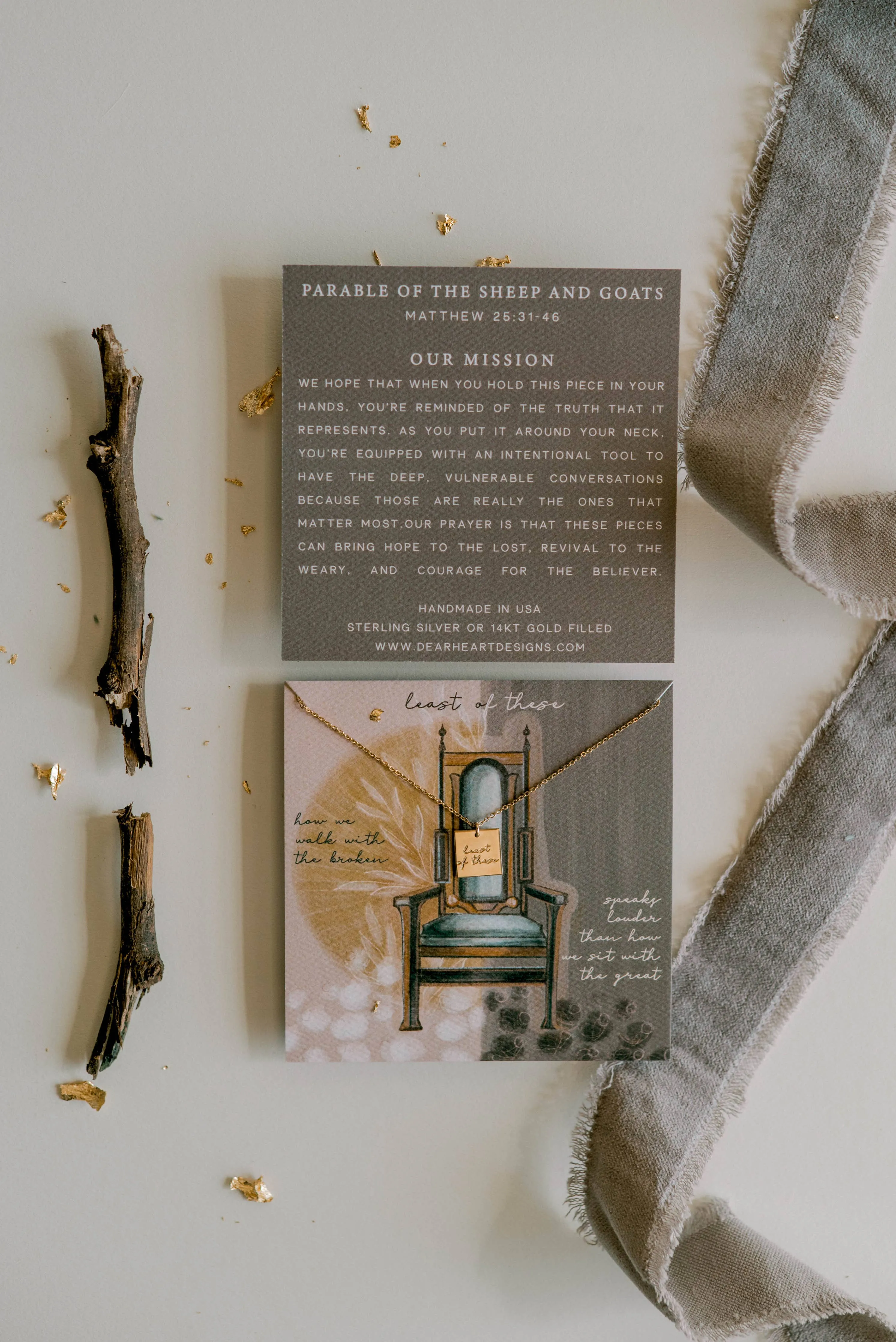 Dear Heart || Least of These | Parable Necklace