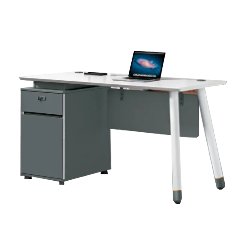 desk side cabinet combination with top panel, one-seater, two-seater, four-seater