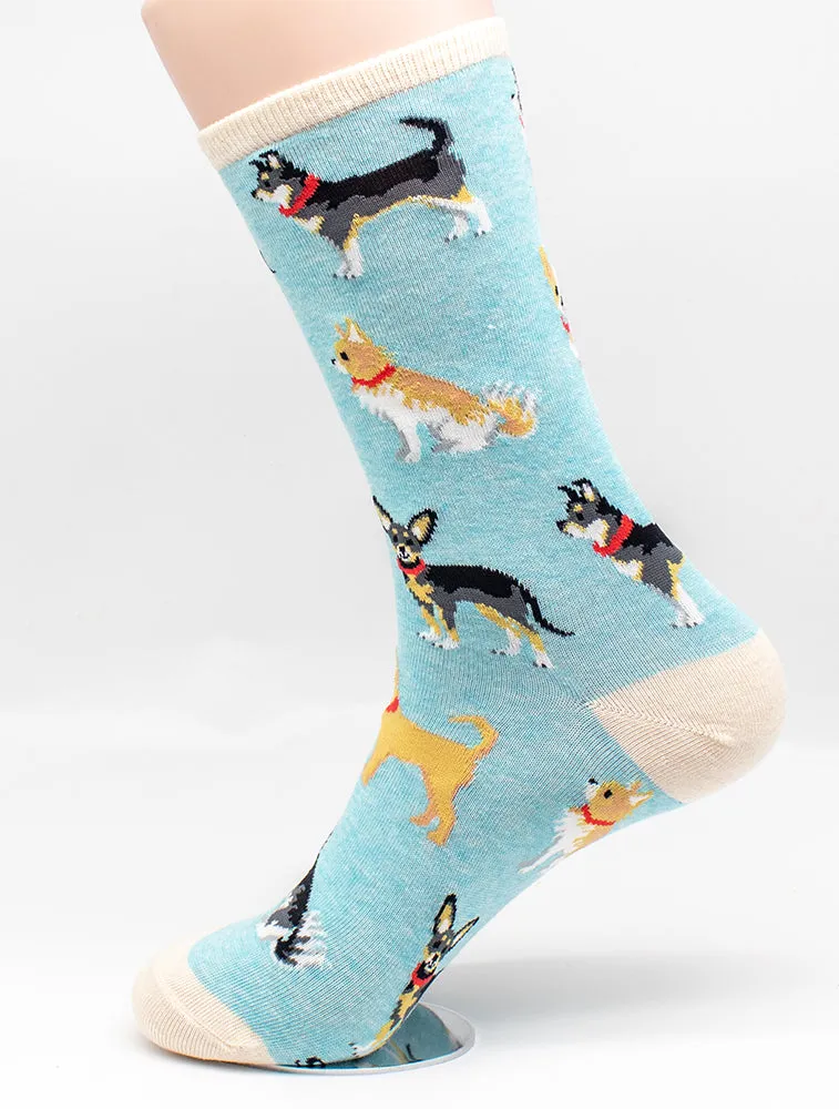 Doggy Style Socks Blue