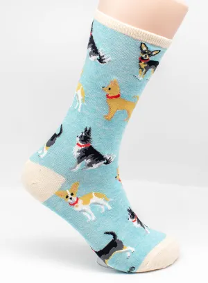Doggy Style Socks Blue