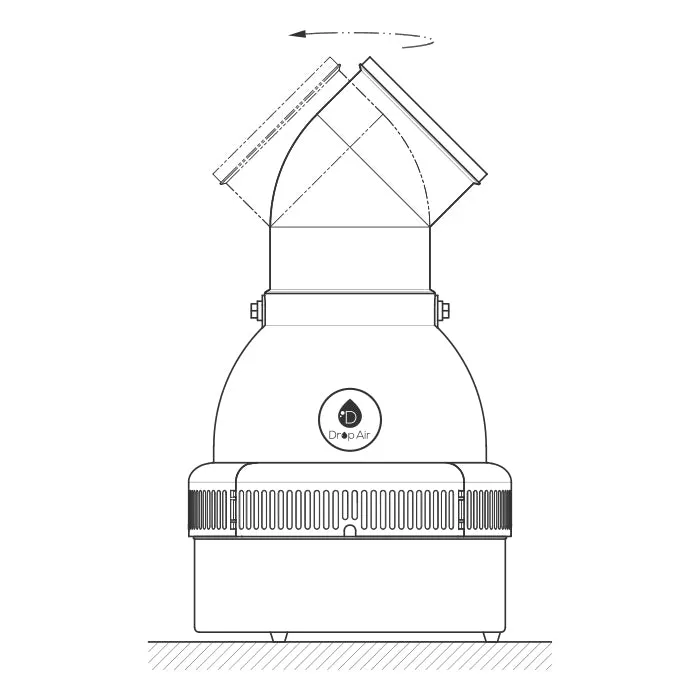 Drop Air Humidifier, 200 Pints Per Day