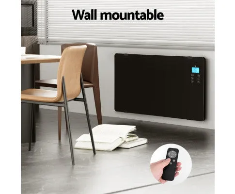 Electric Convection Heater Black 2000W