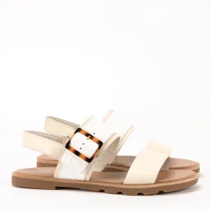 ELLA III SLINGBACK - CHALK - LEATHER