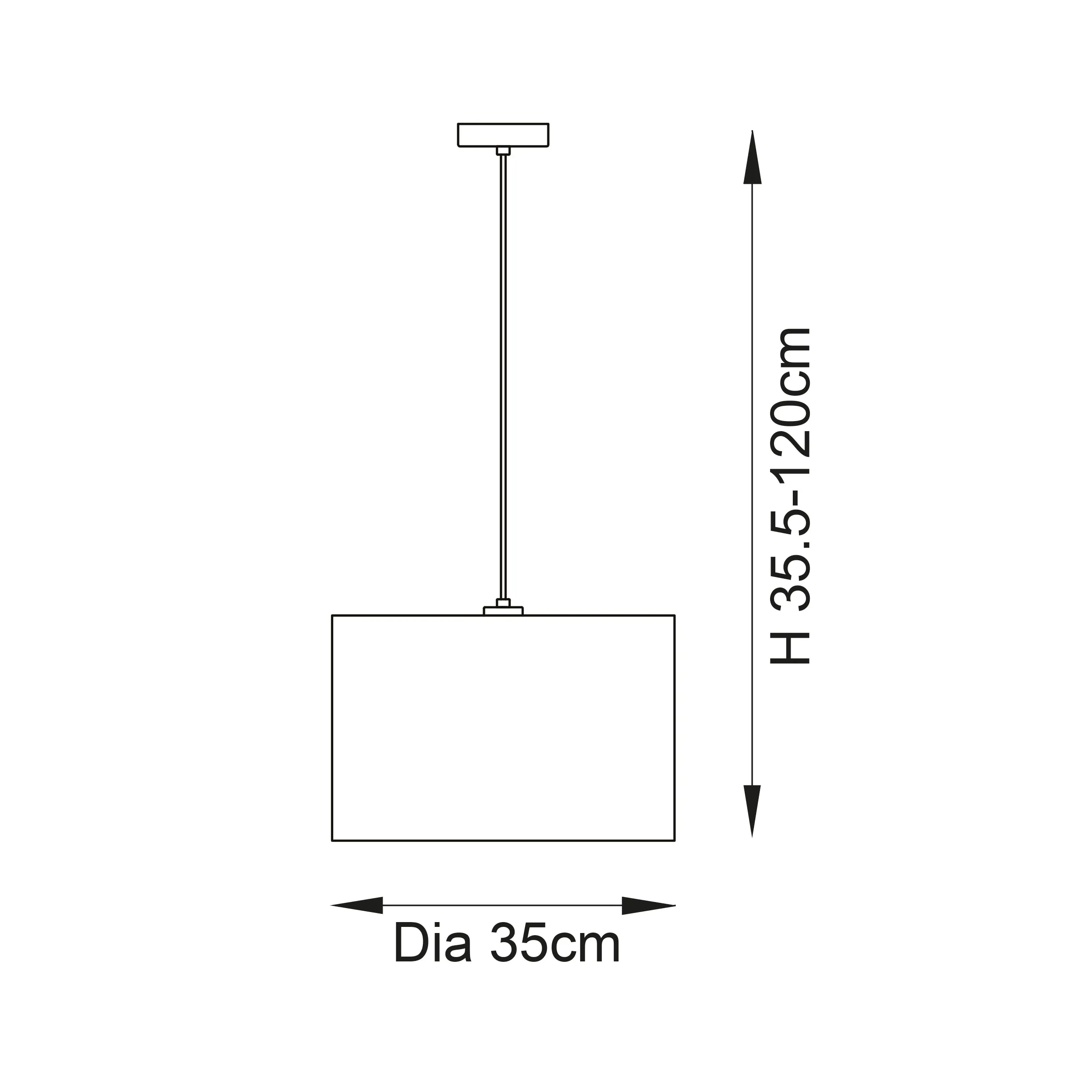 Endon 101691 Longshore 1lt Pendant Natural seagrass & matt black 10W LED E27 (Required)