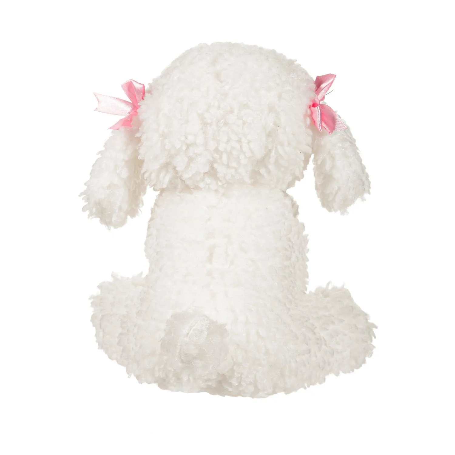 Evergreen Gifts,10" Plush Valentine's Bichon Frise,8.66x7x10 Inches
