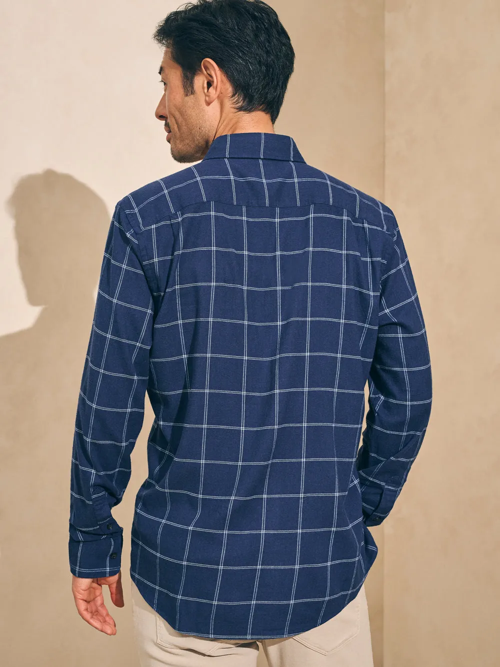 Faherty - All Time Shirt - Navy Dusk Windowpane