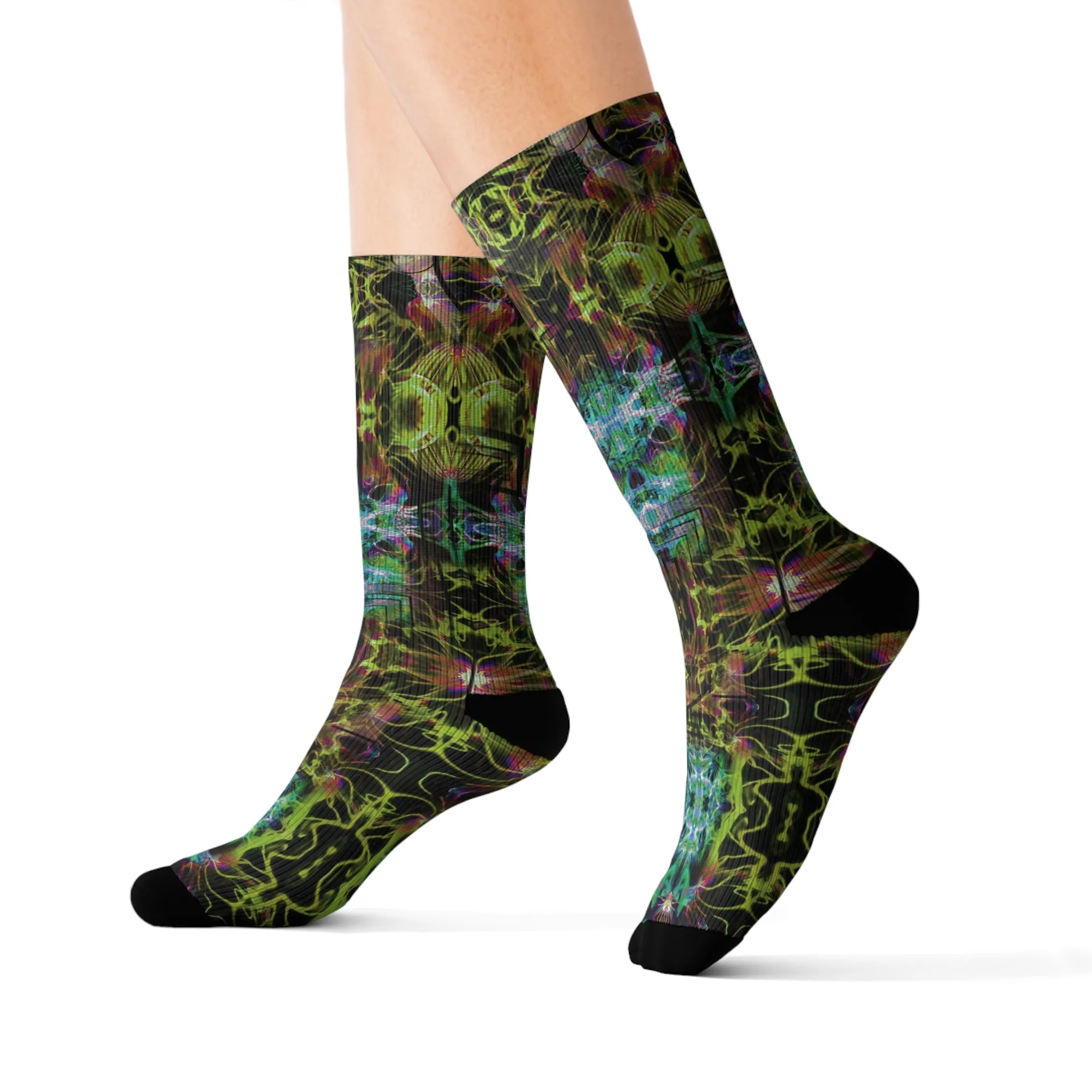 Galaxy Frog Sublimation Socks (Jordan Oaks Elders Cymatics)