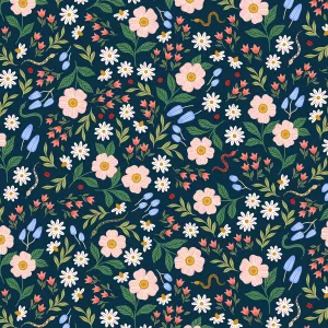 Garden & Globe Wildflower Field in Night Walk by Erin McManness