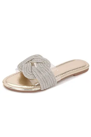 Golden Empire Flat Sandal
