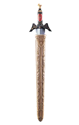 Golden Medieval Sword