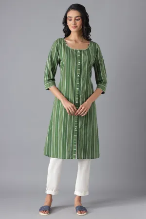 Green Casual kurta