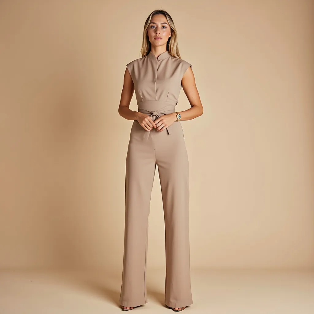 Greta™ | Elegant Jumpsuit with Belt
