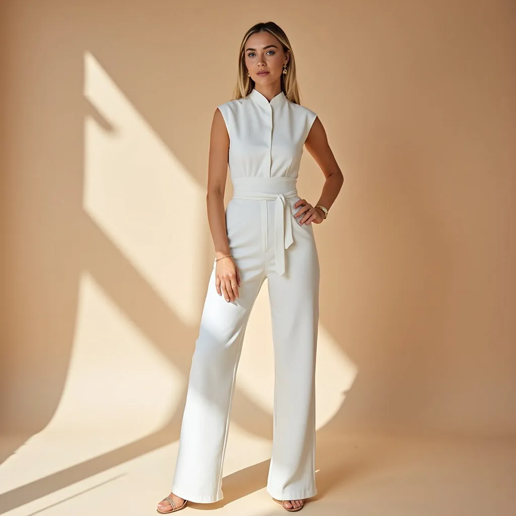 Greta™ | Elegant Jumpsuit with Belt