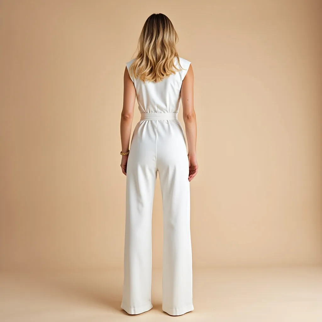 Greta™ | Elegant Jumpsuit with Belt