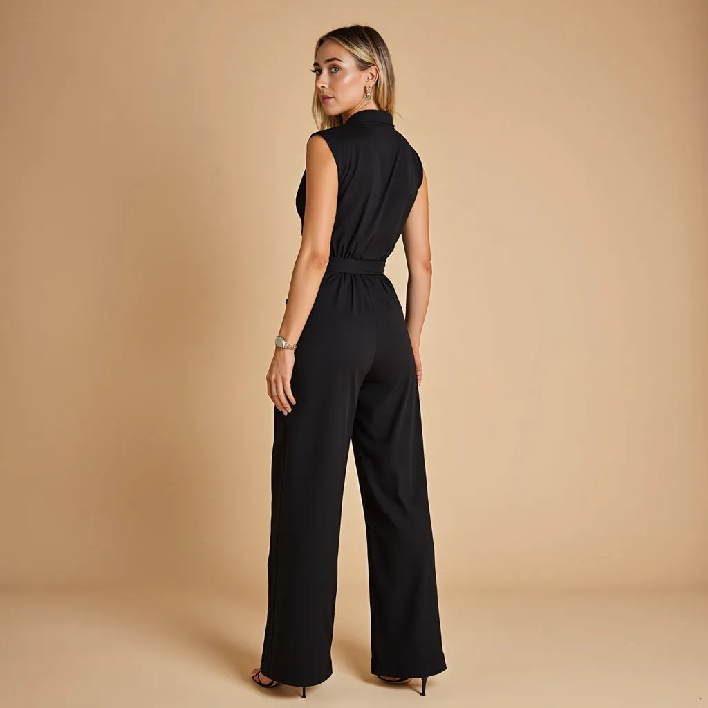 Greta™ | Elegant Jumpsuit with Belt