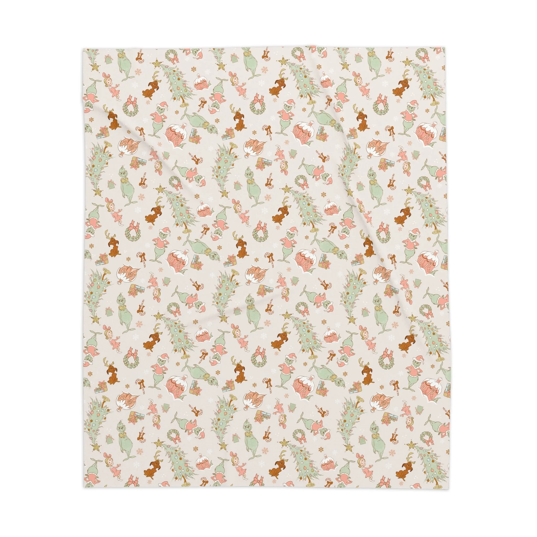 Grinchmas Sherpa Blanket