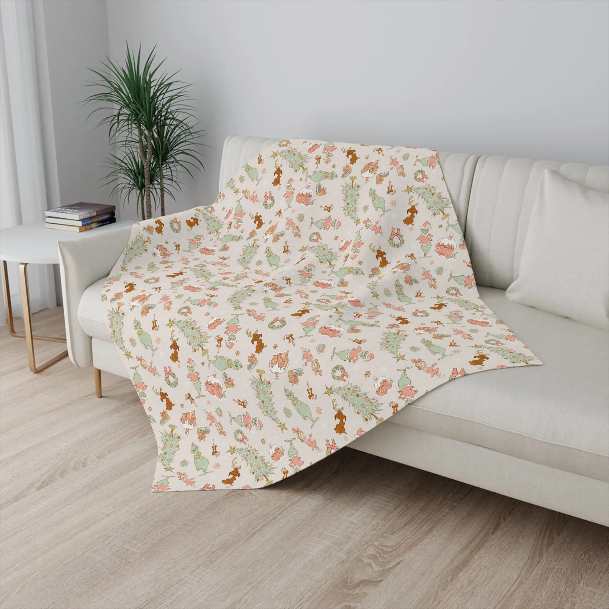 Grinchmas Sherpa Blanket