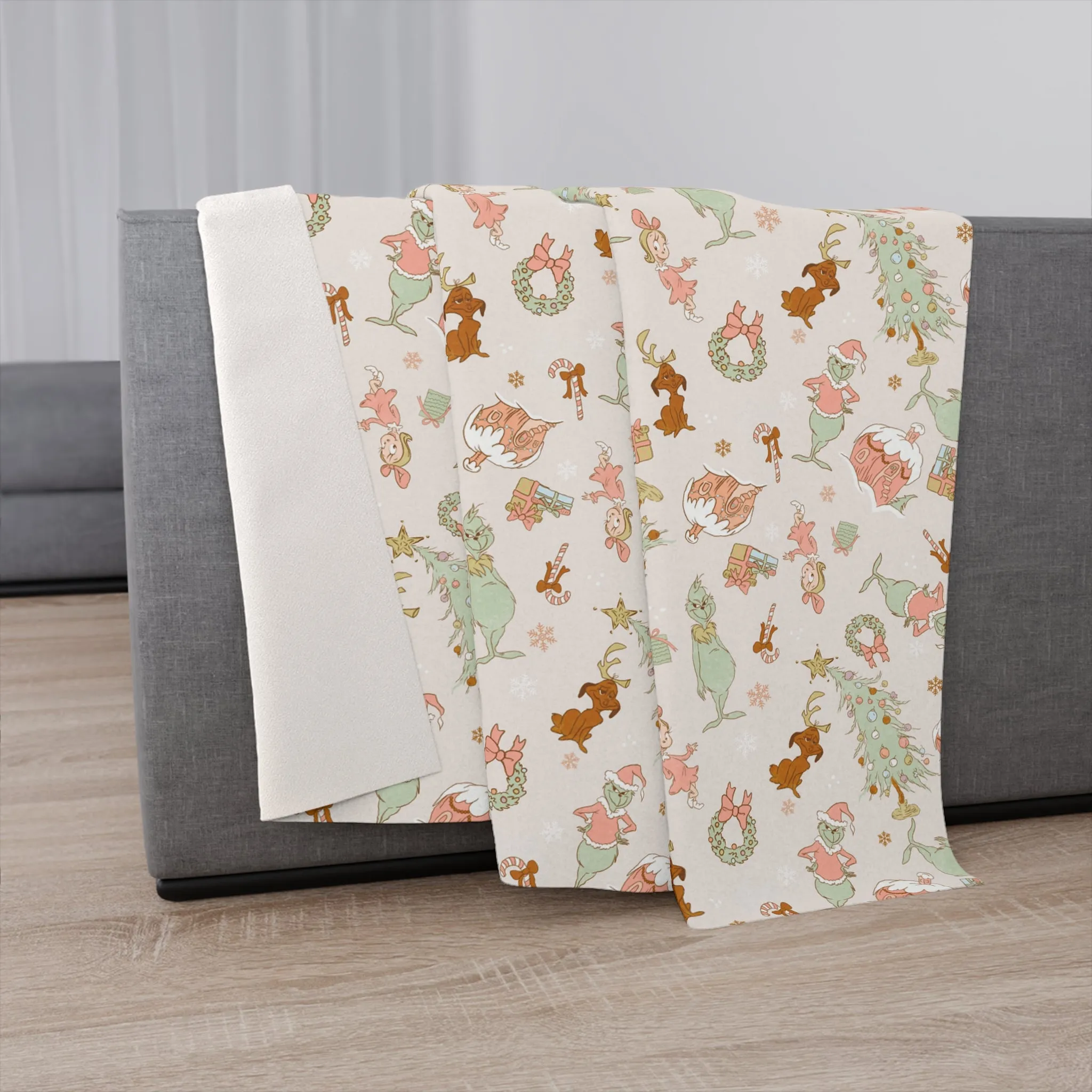 Grinchmas Sherpa Blanket