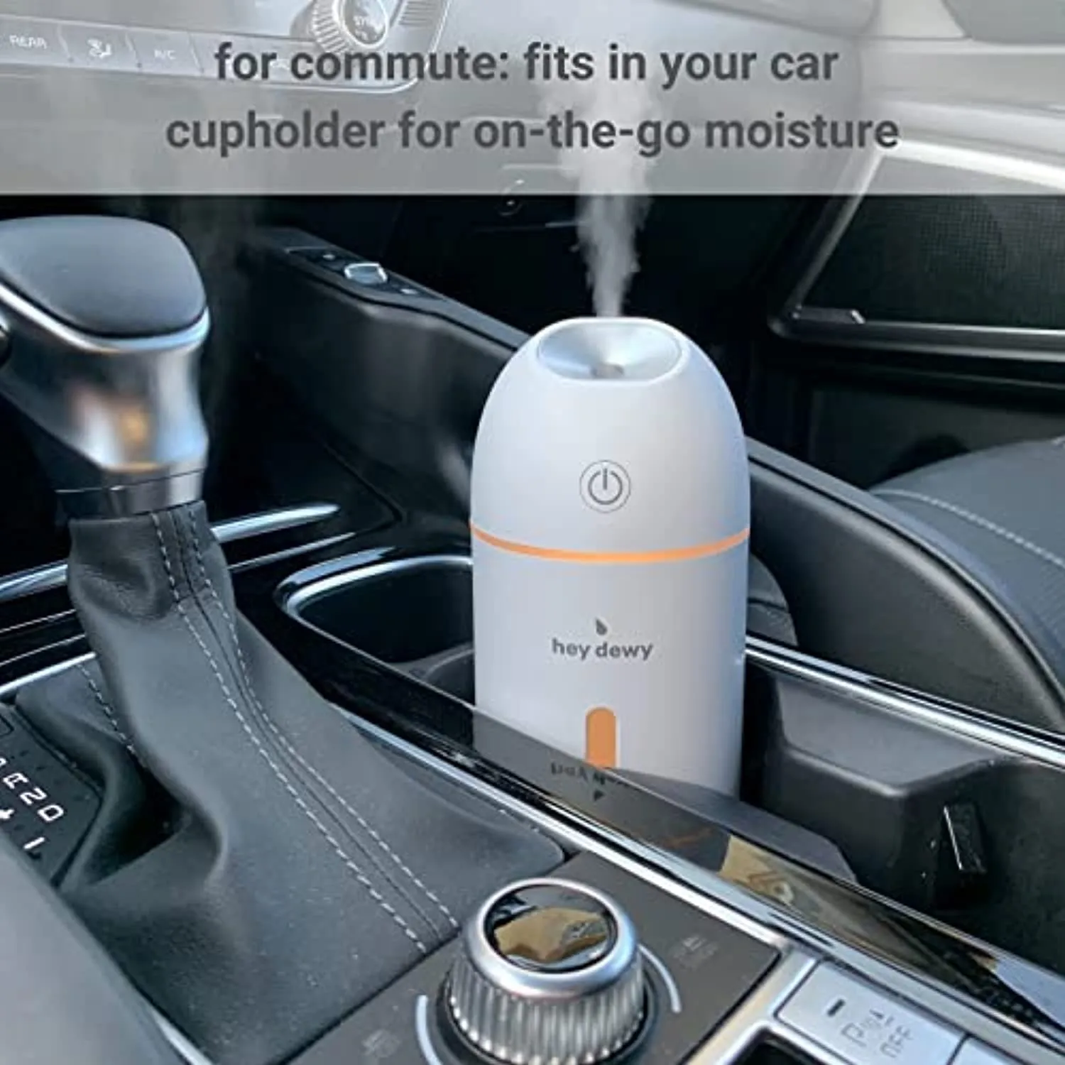Hey Dewy Wireless, Rechargeable, Self-Care, Skin-Nourishing, Hydrating, Portable Cool Mist Humidifier (Pearl)