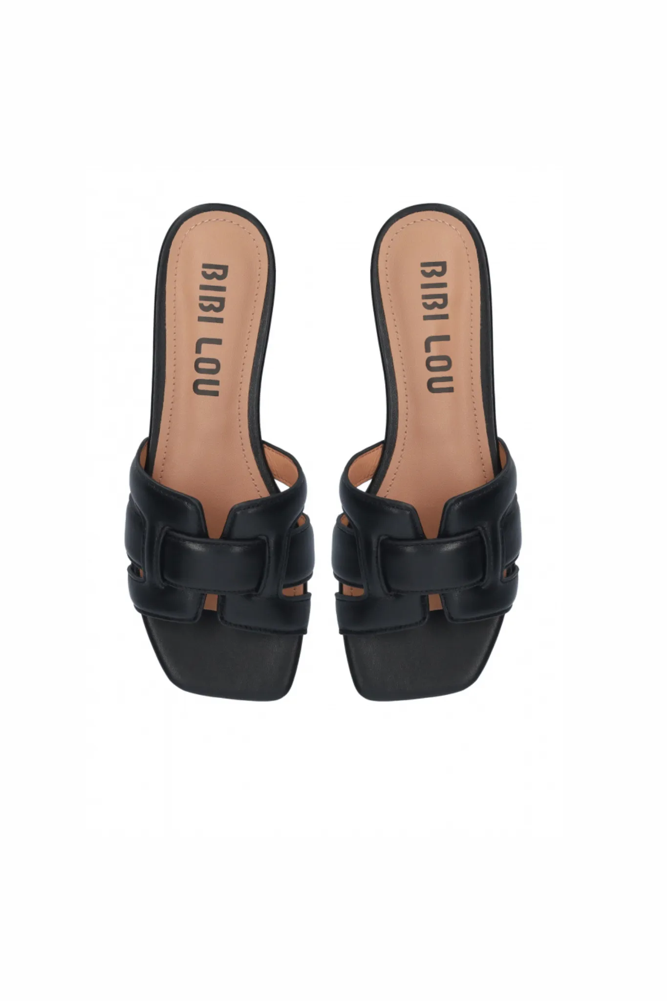 HOLLY FLAT SANDALS - BLACK