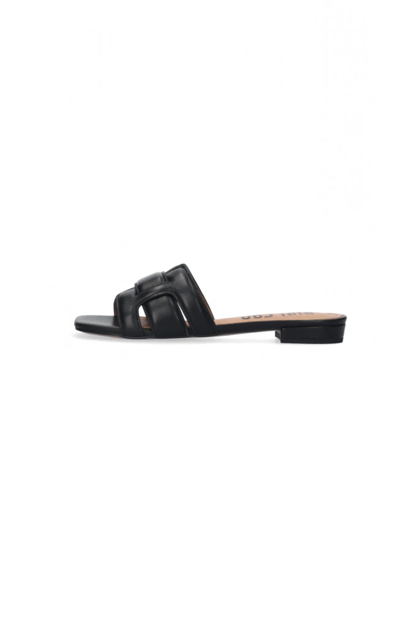 HOLLY FLAT SANDALS - BLACK