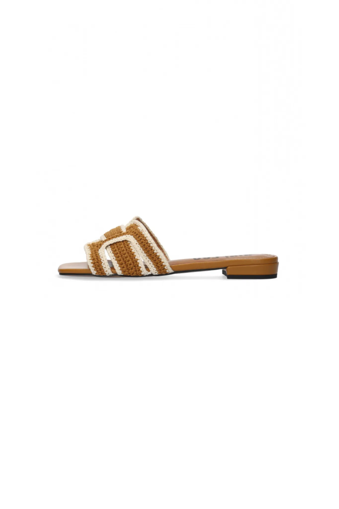 HOLLY FLAT SANDALS - TAN