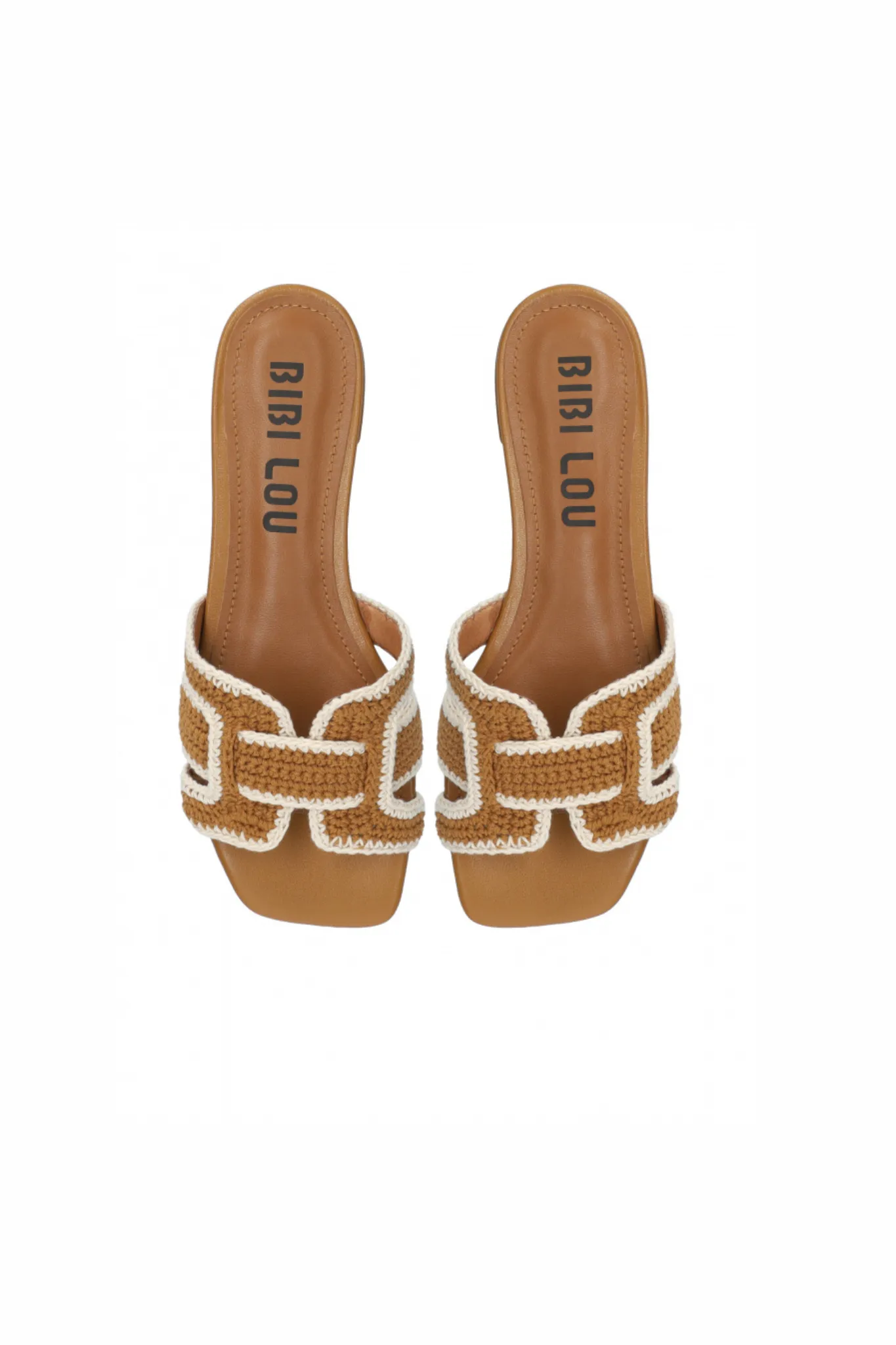 HOLLY FLAT SANDALS - TAN