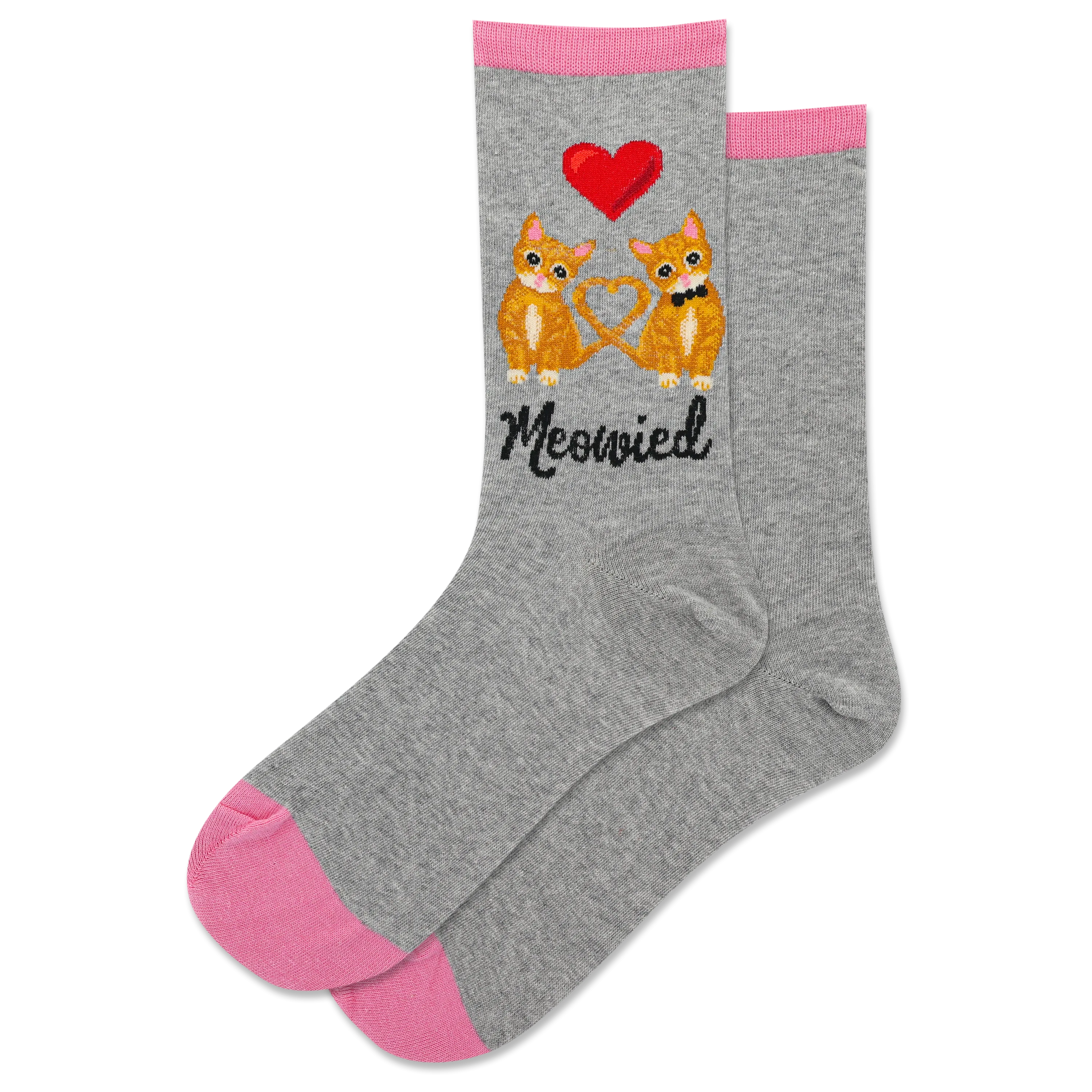 HOTSOX Women's Meowied Crew Sock