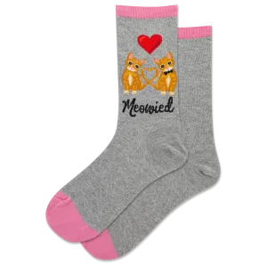 HOTSOX Women's Meowied Crew Sock