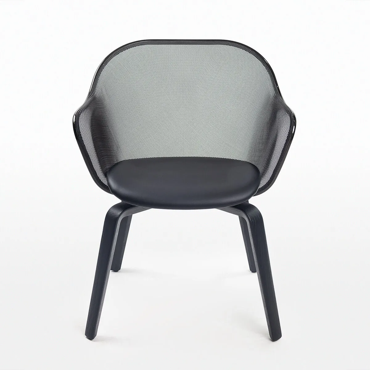 Iuta Armchair Black Leather