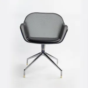 Iuta Revolving Armchair Grey Gamma Black