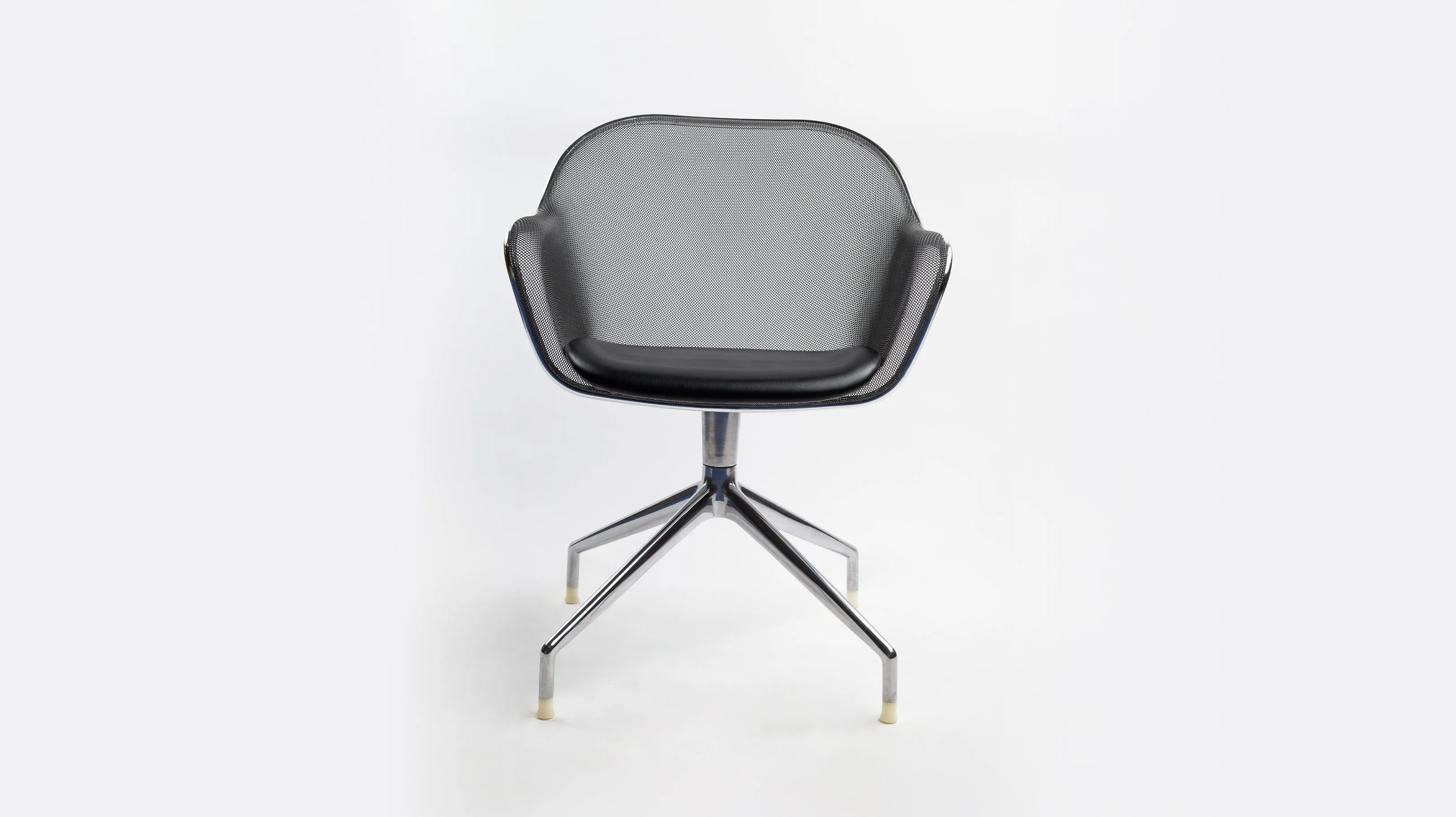 Iuta Revolving Armchair Grey Gamma Black