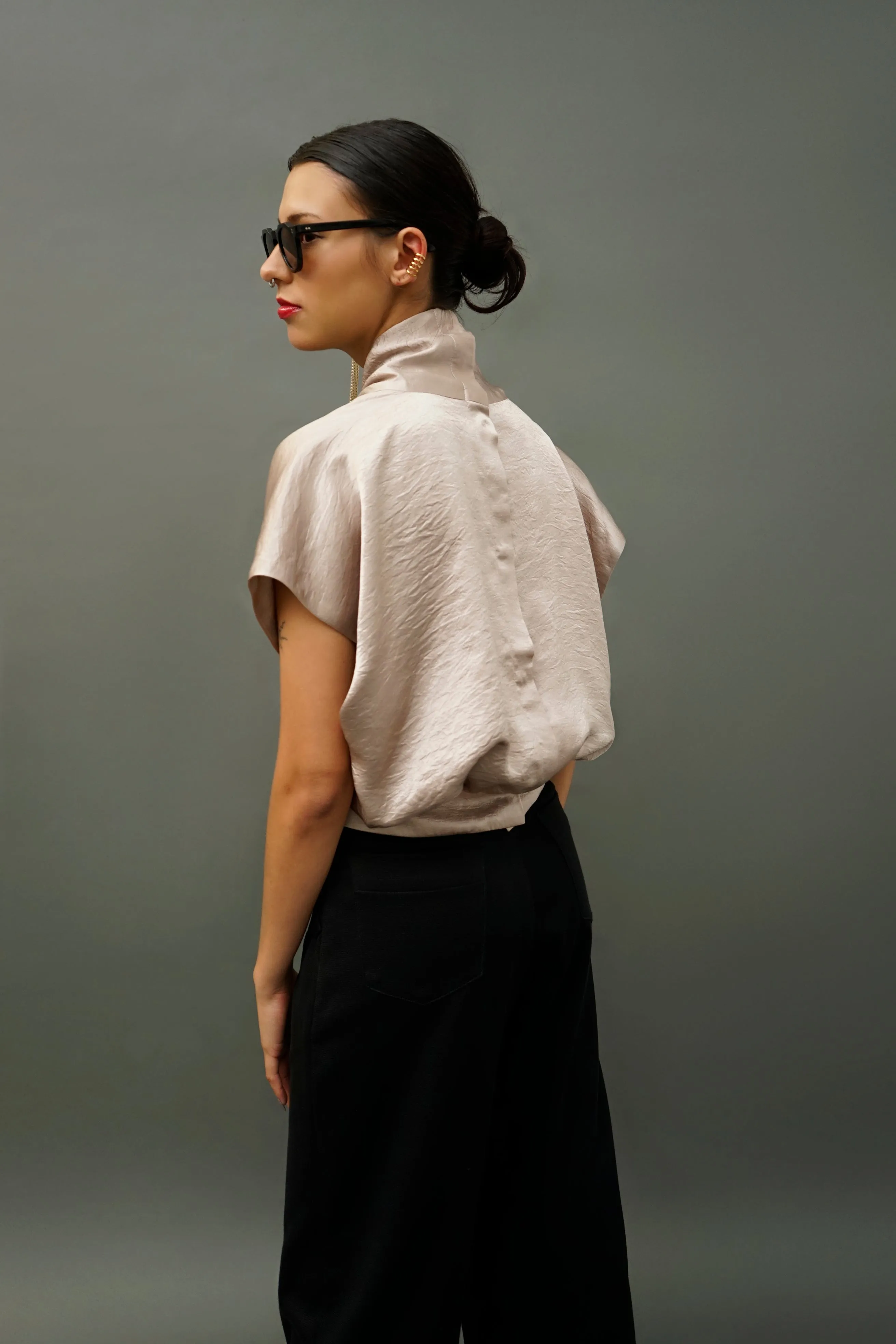 Jules Lavender Short Kimono Style Top