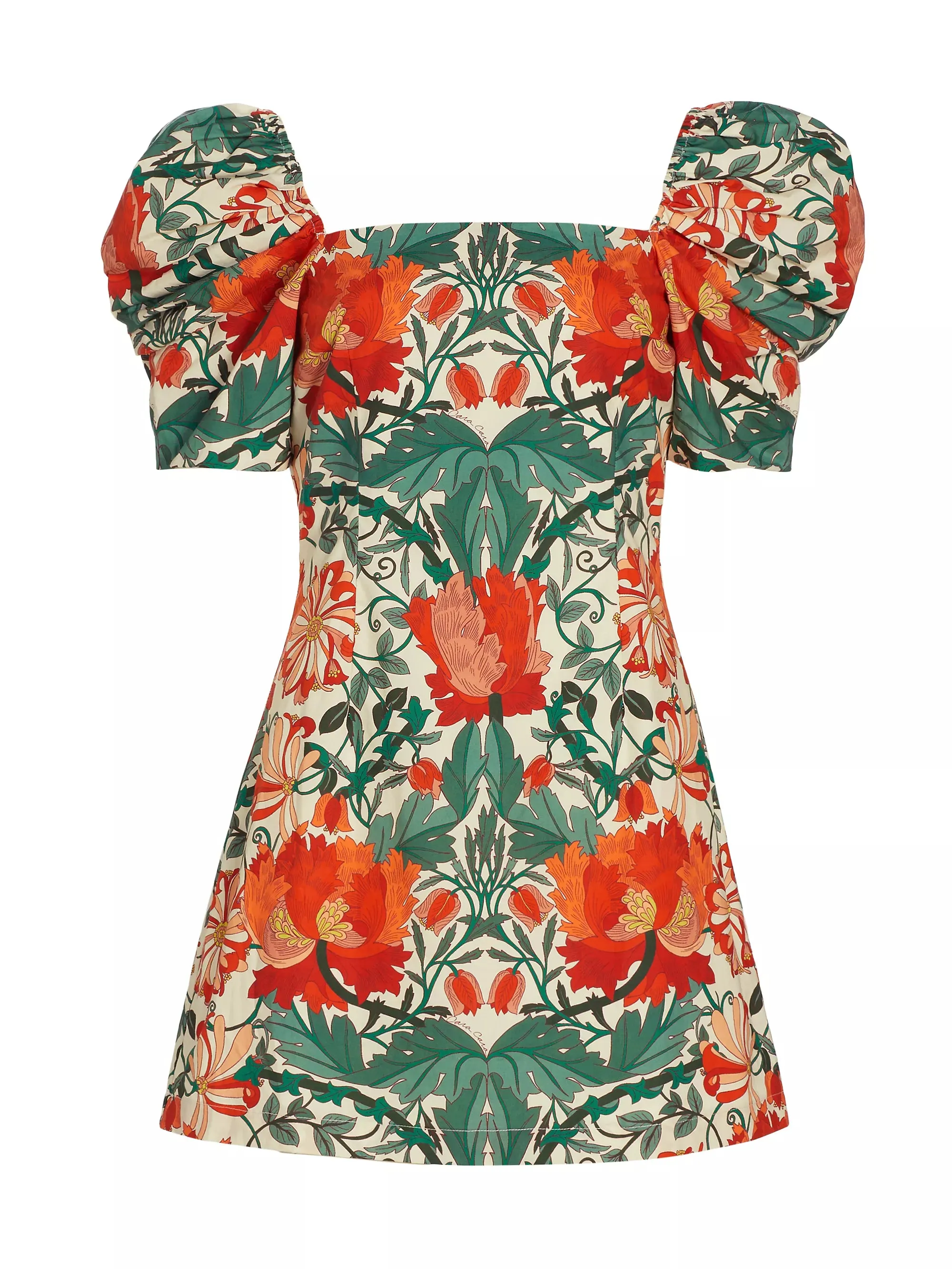 Kelly Dress in Egret Wild Blossoms