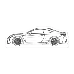 Lexus RC F Silhouette Sticker