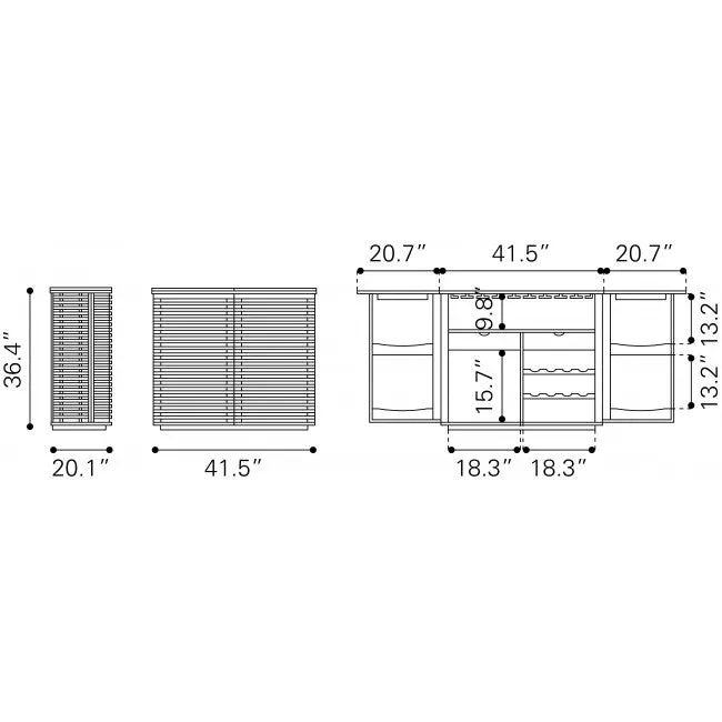 Linea Bar Cabinet
