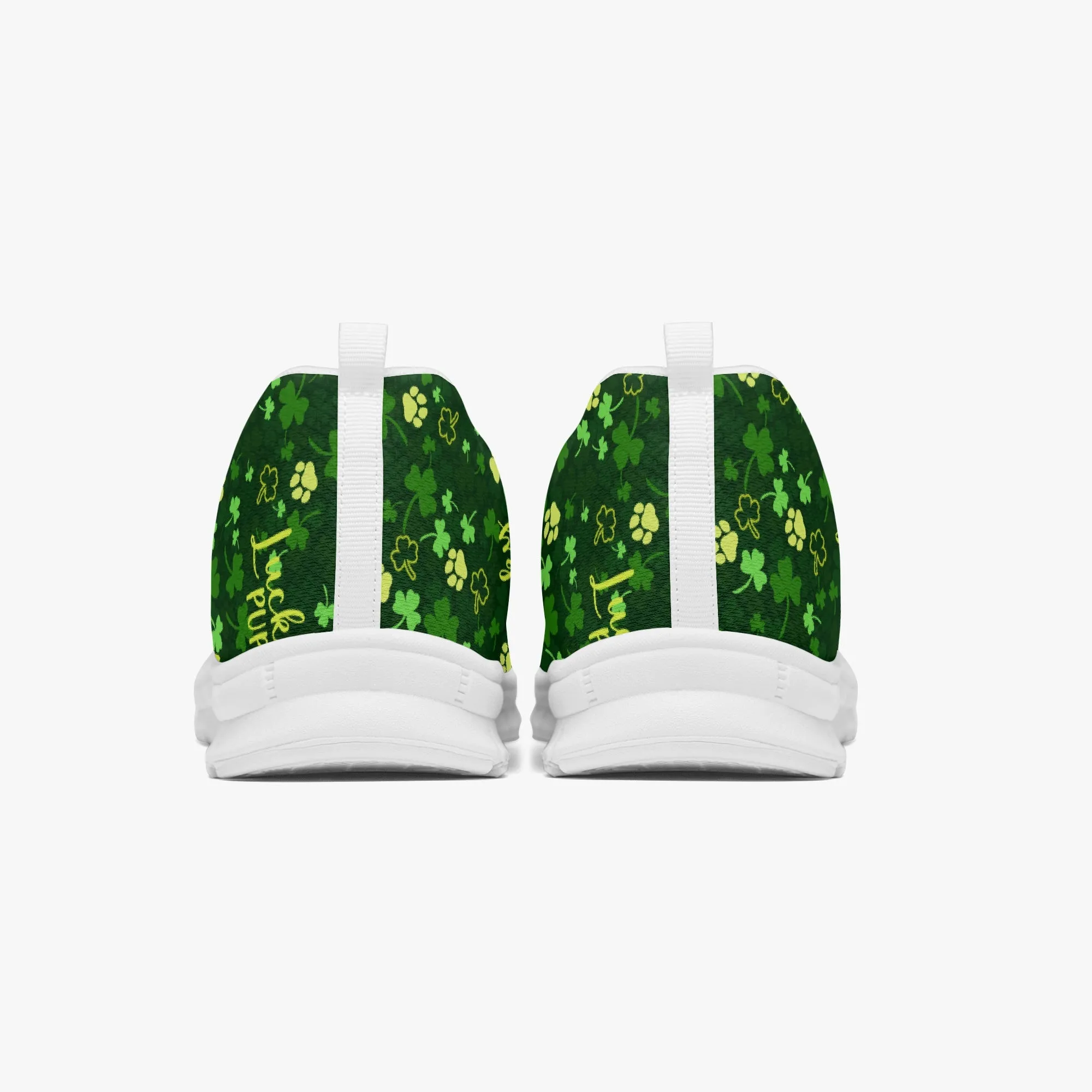 Lucky Pup Sneakers for Men Women, Running Shoes For Dog Lovers, St Patrick's Day Gifts