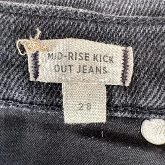 Madewell Mid Rise Kick Out Flare in Starkey Wash Size 28