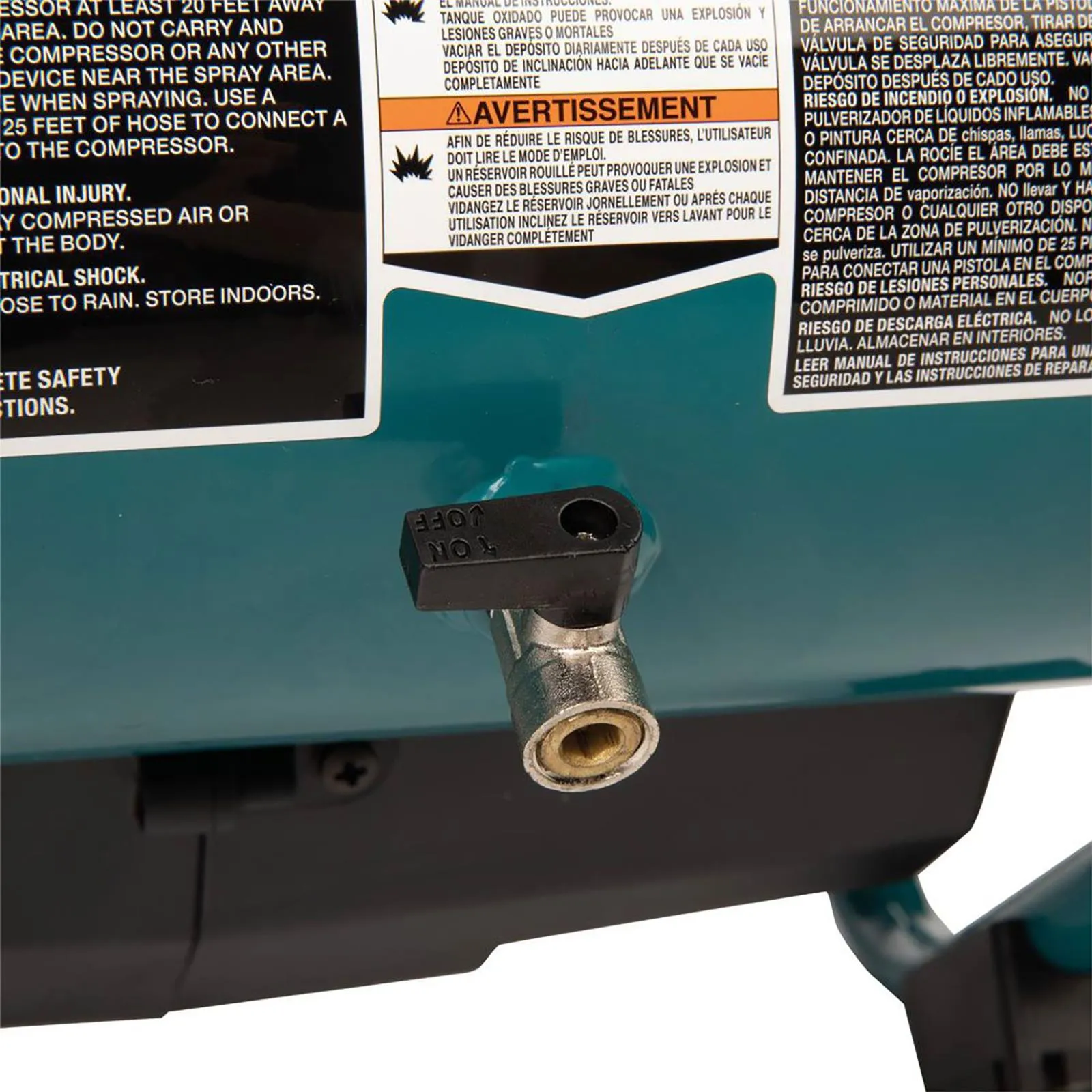 Makita Air Compressor XGT 40V Max Brushless Cordless 2 x 5Ah Batteries Rapid Charger AC001GT201