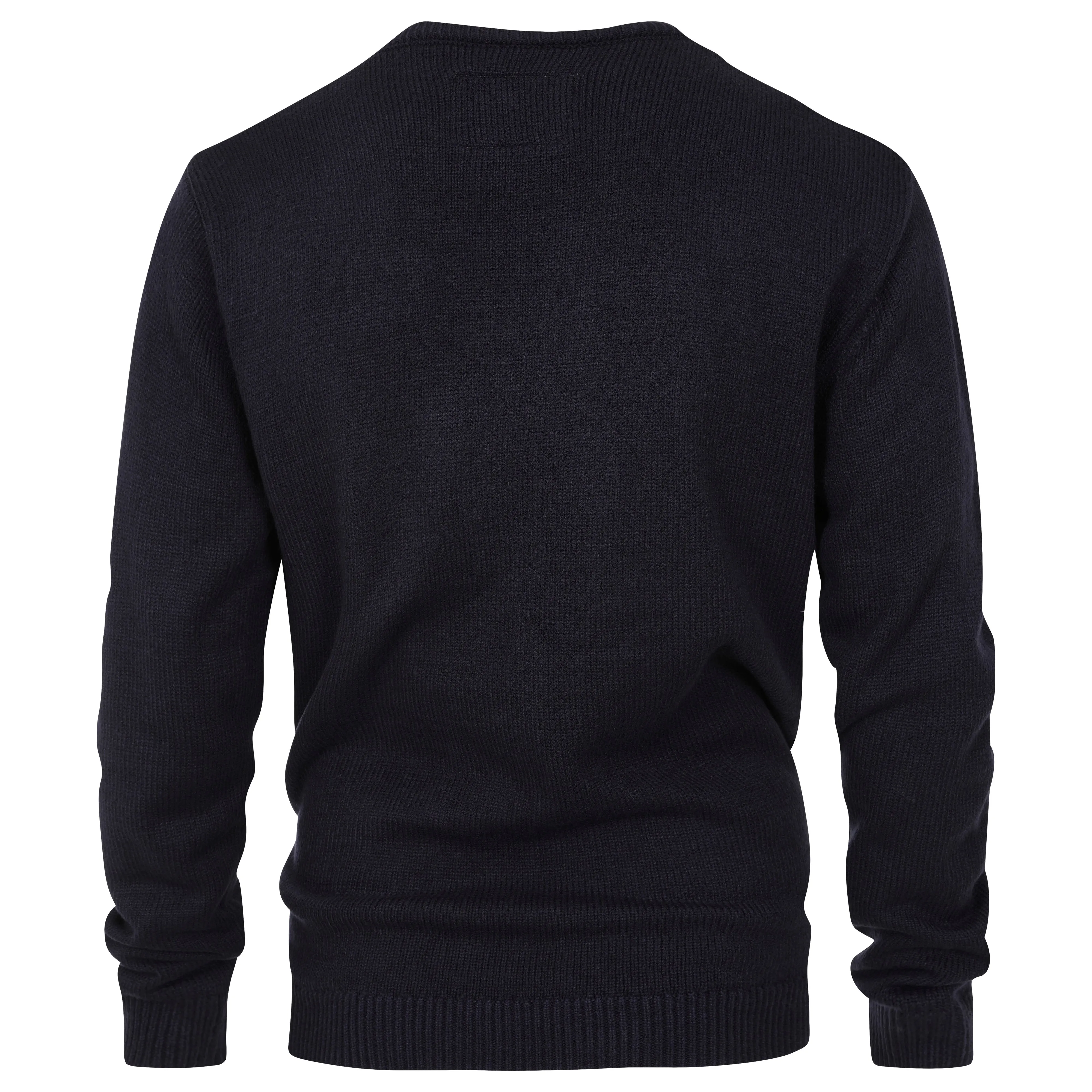 Men's Premium Knitted Crew Neck Jumper - Charcoal