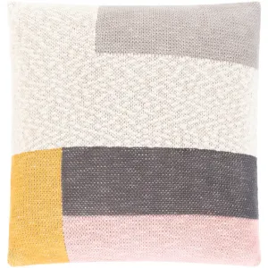 Modern Knitted Cotton Accent Pillow