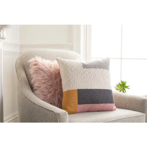 Modern Knitted Cotton Accent Pillow