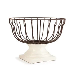 NAPA Home & Garden, RUSTIC FOOTED BOWL,AN210